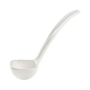 Chochla do sosów z melaminy biała 40 ml